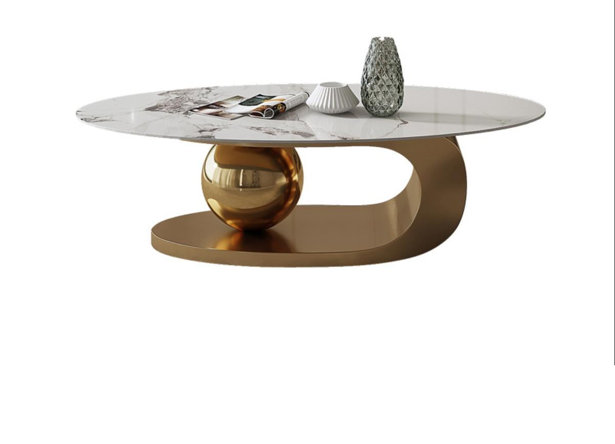 369 Coffee Table GOLD MARBLE