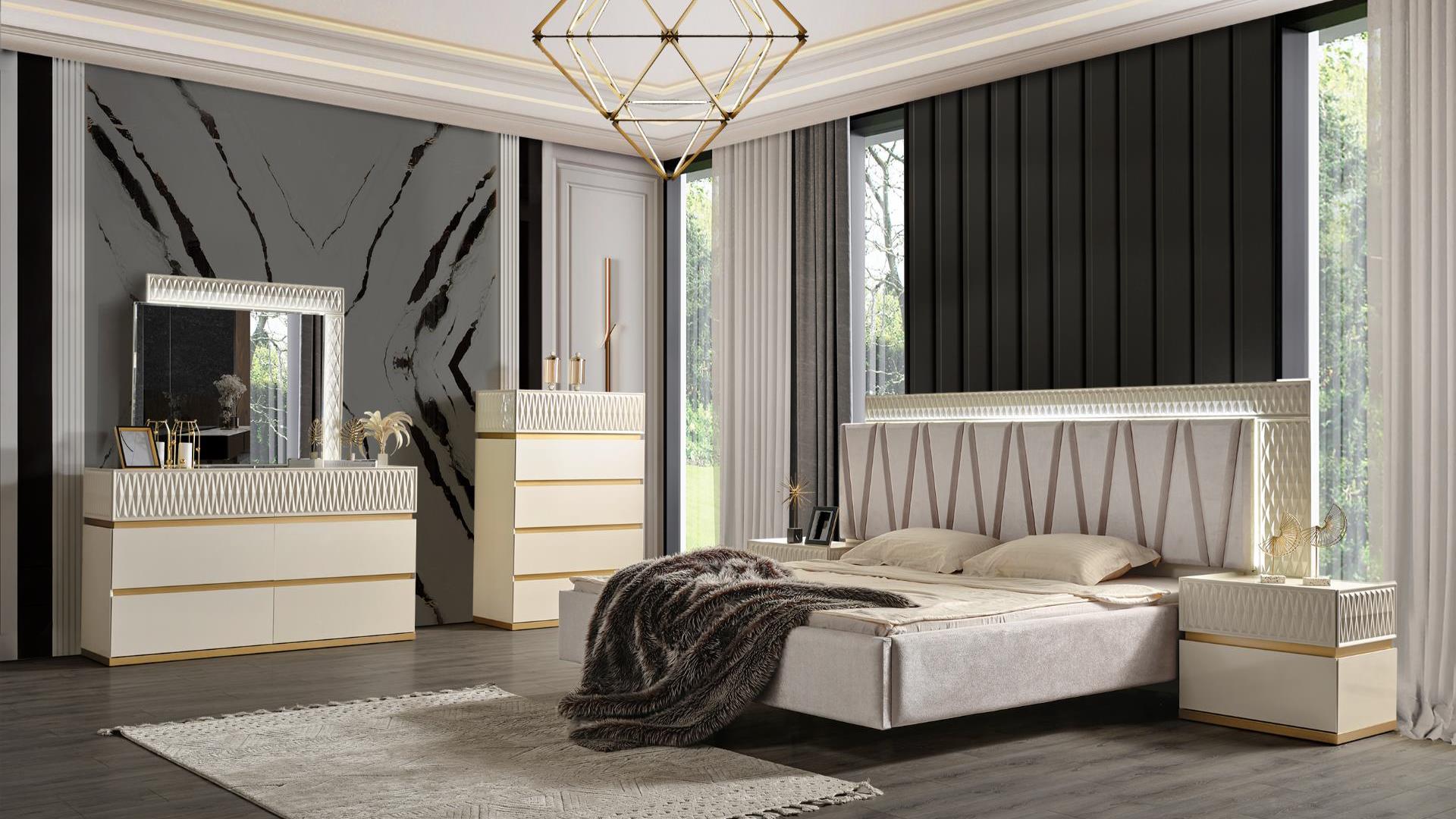 DELFANO BEDROOM SET 8 PCS