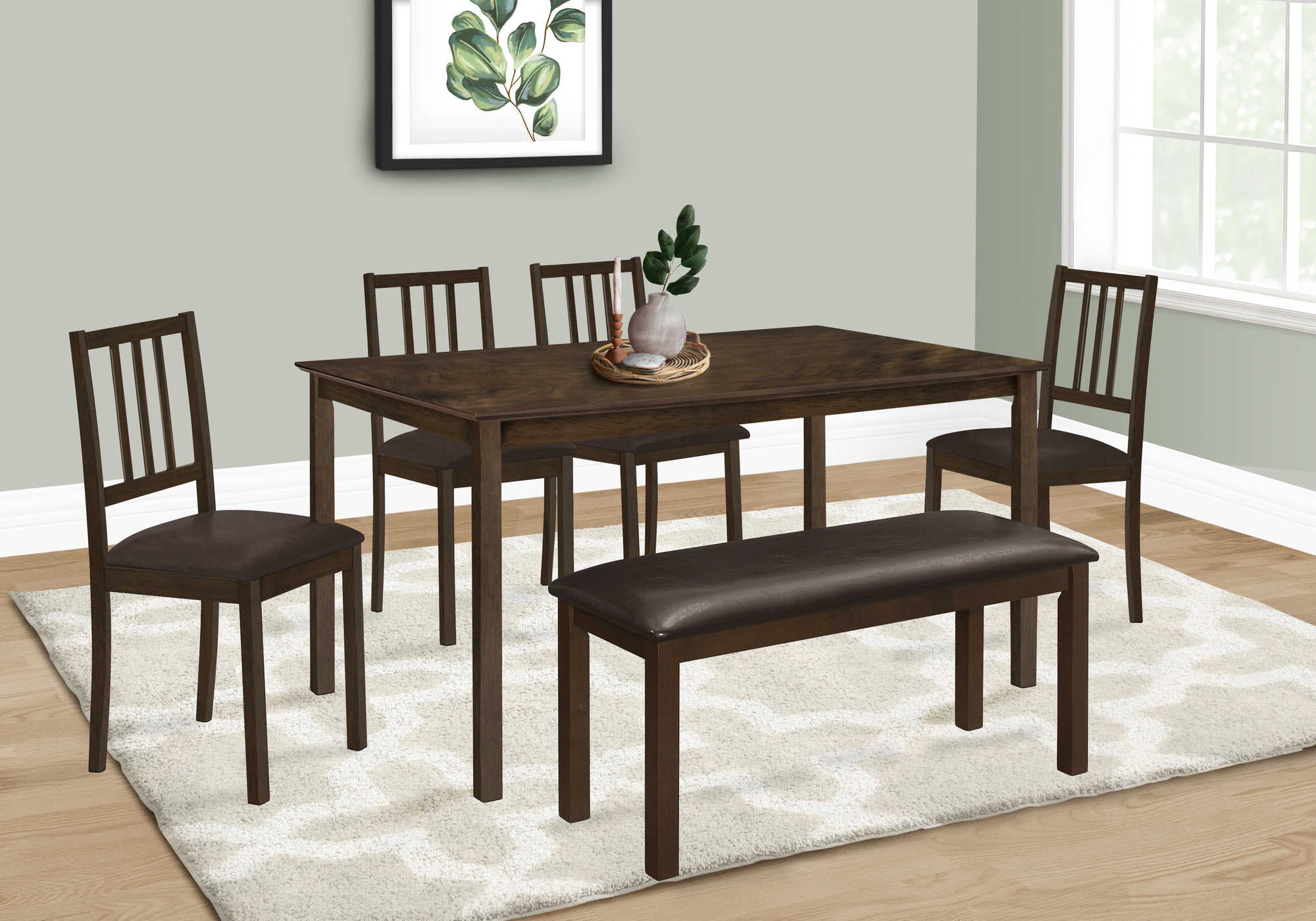 dining table - 36"x 60" / espresso  i1302