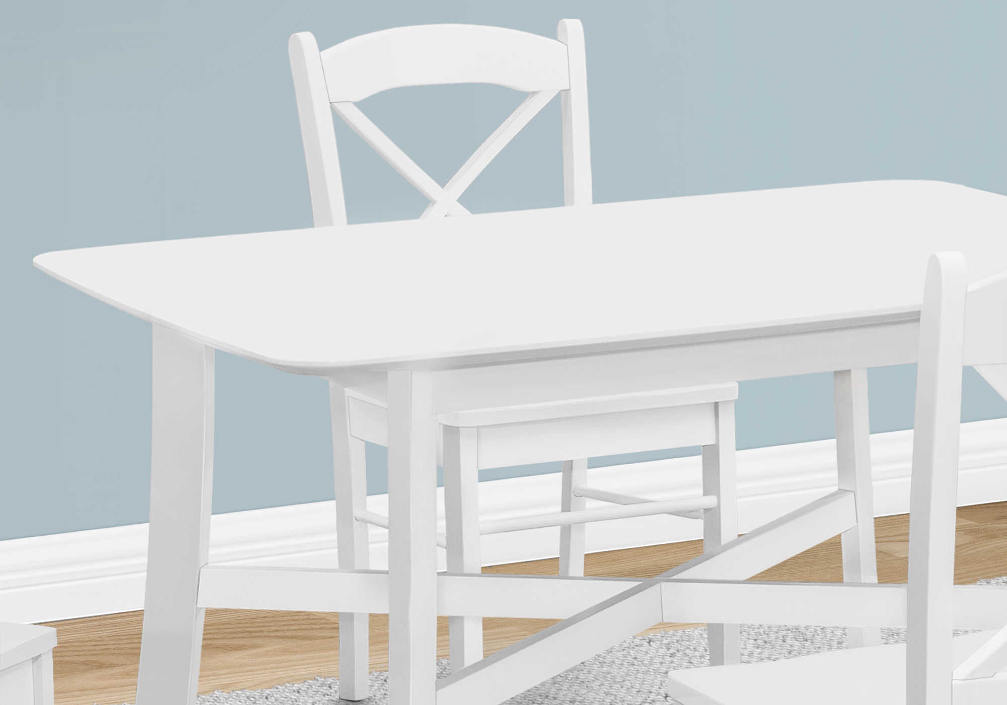 dining table - 36"x 48" / white veneer top i1323