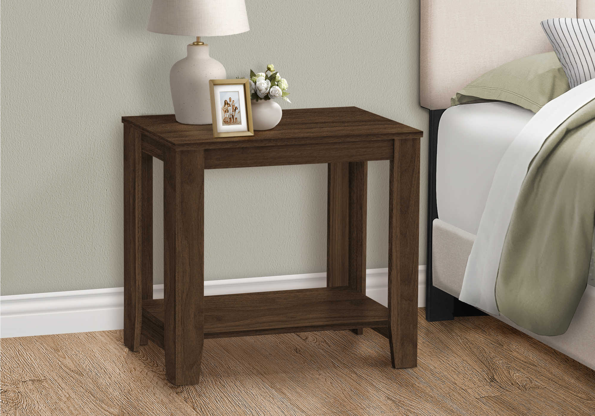 nightstand - 22"h / dark walnut   i3386