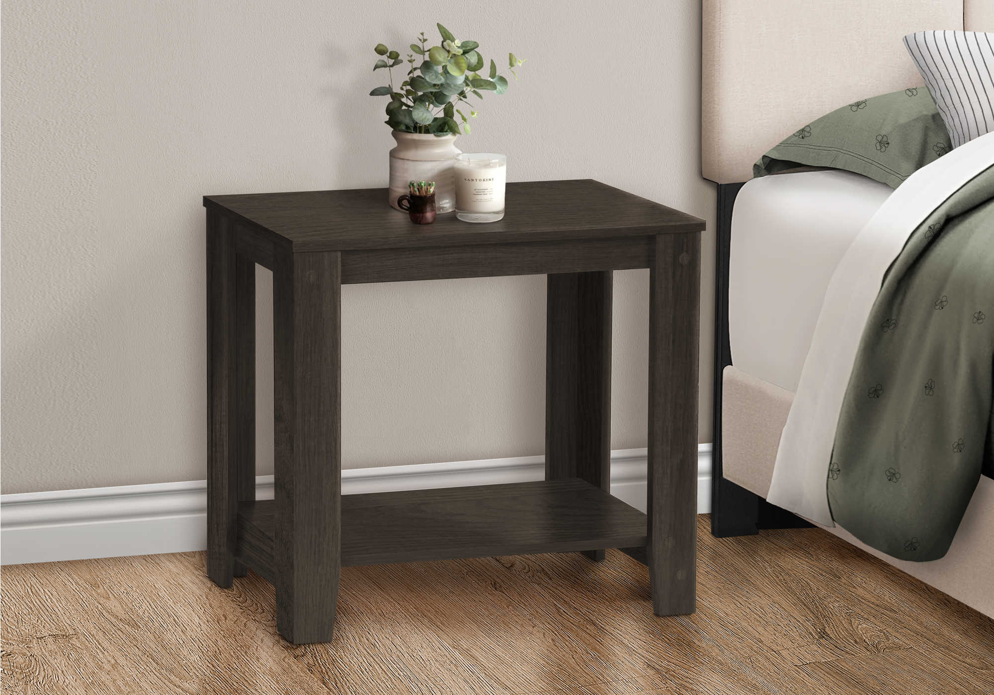 nightstand - 22"h / brown oak   i3388