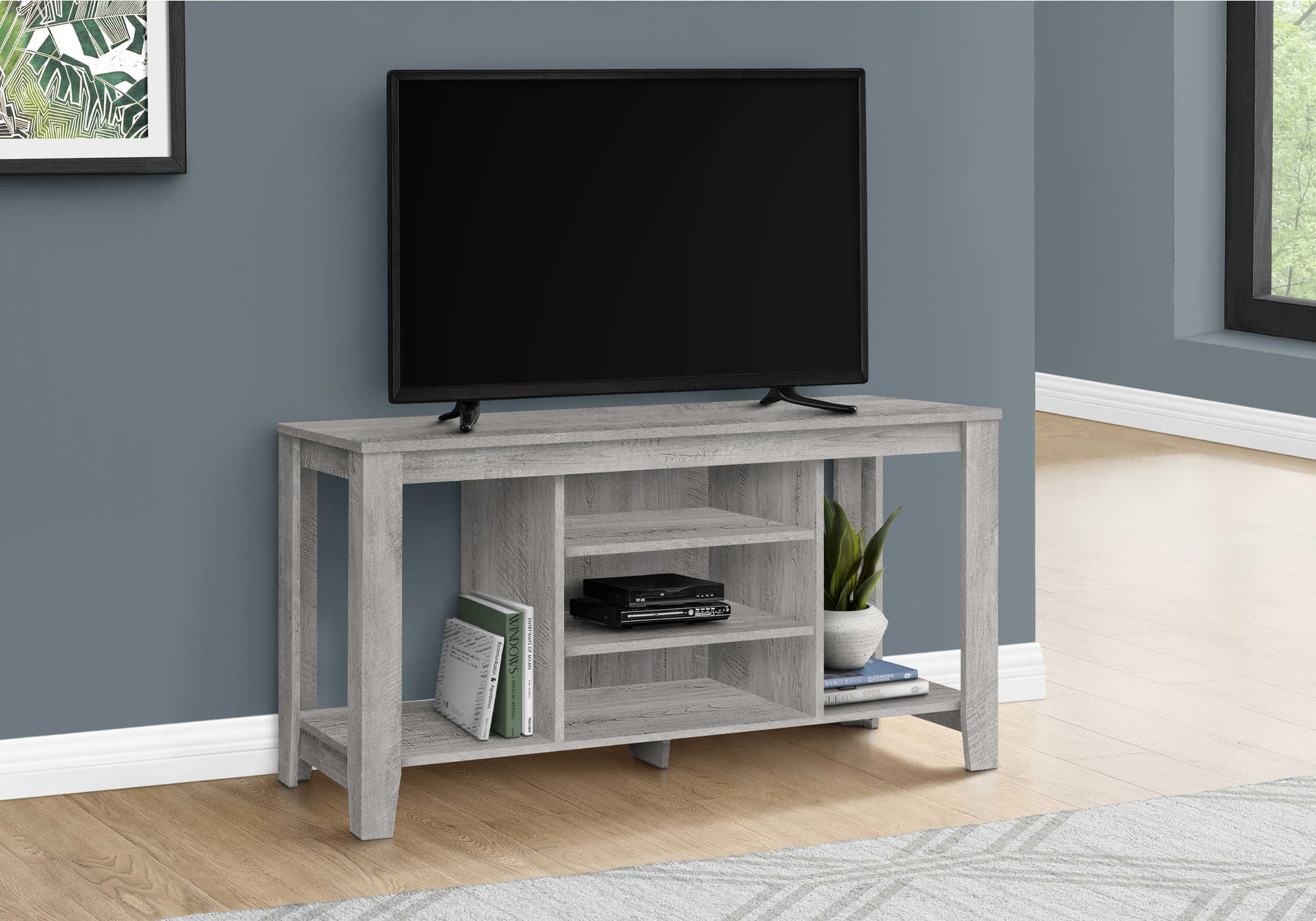 tv stand - 48"l / industrial grey i3564