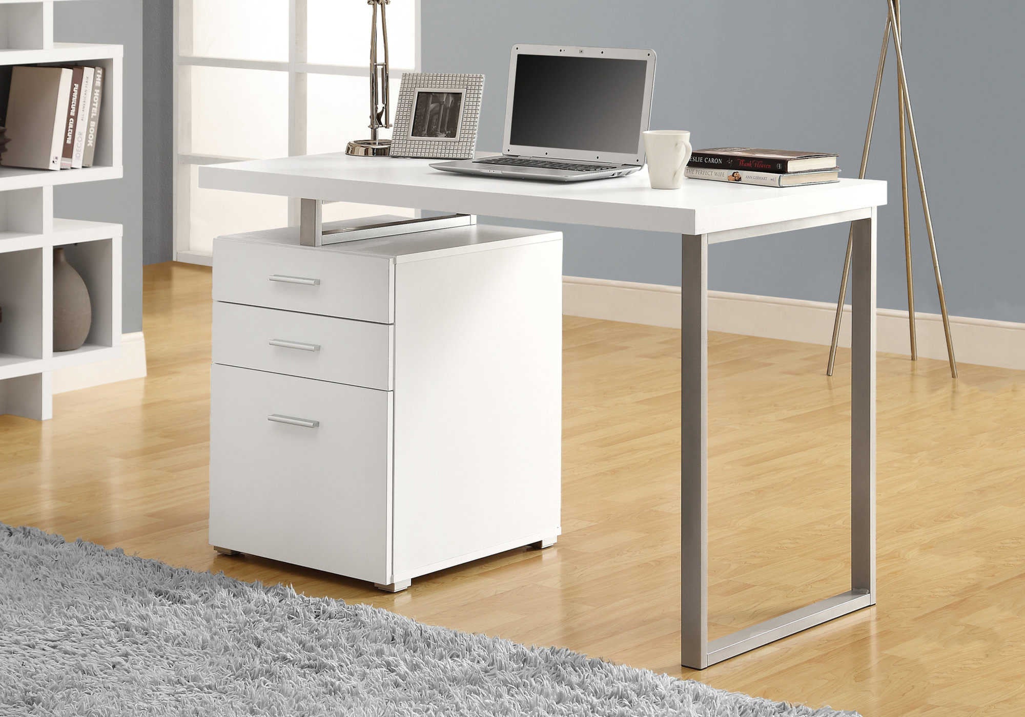 computer desk 48l white left or right facing i 7027