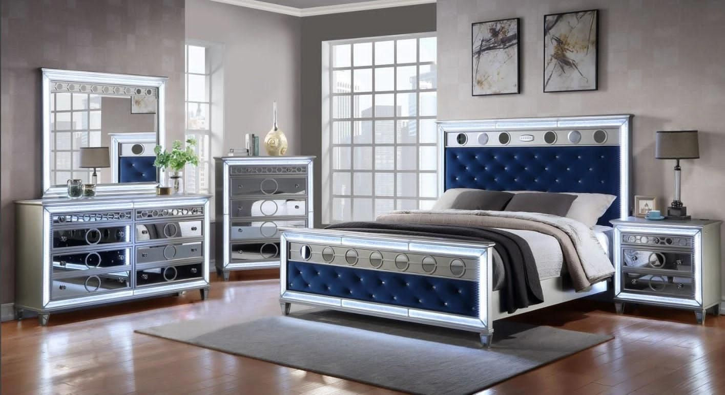 MARLOW BEDROOM SET with Bluetooth Speakers