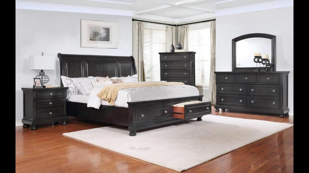 PARKER CHARCOAL BEDROOM SET