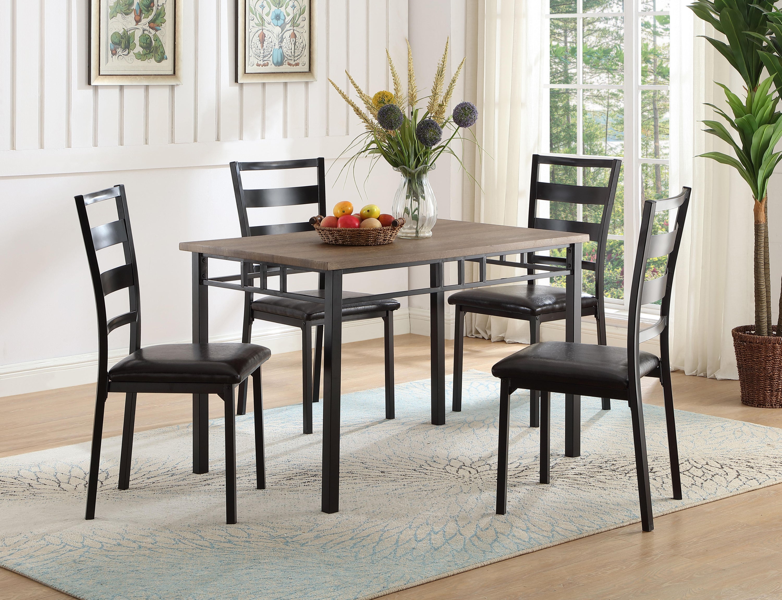 Image of if-1057 5pc dinette set.