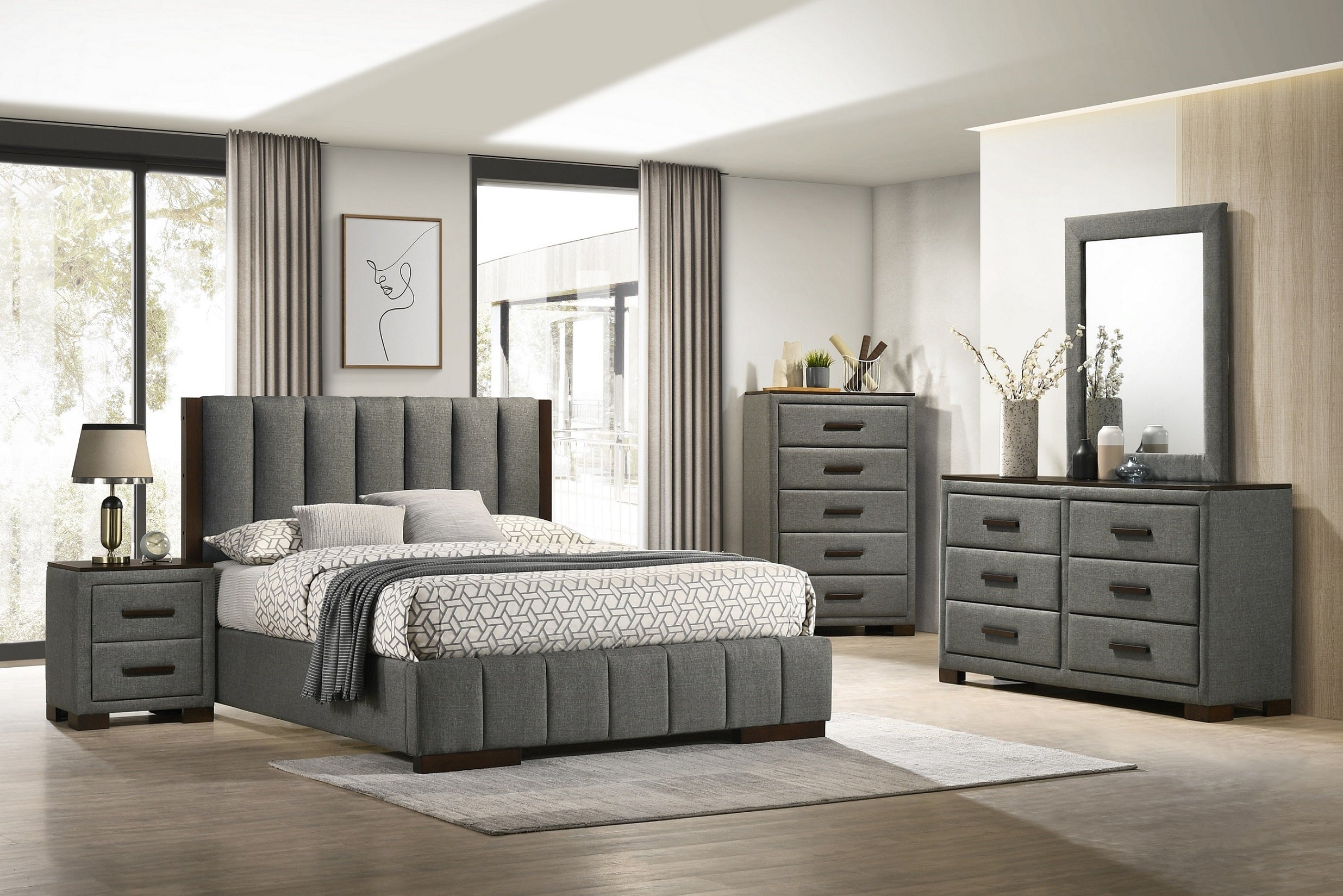 DYLAN BEDROOM SET 8PCS