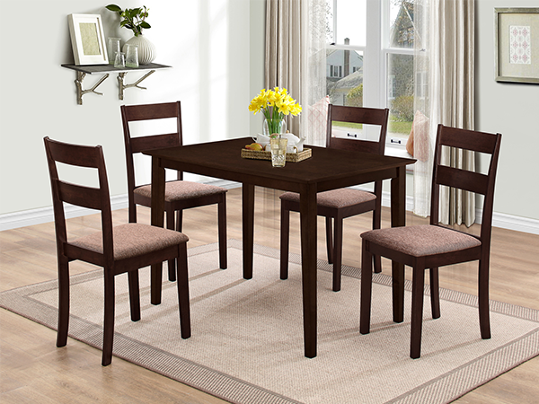 Image of t-1047 c-1033 5pc dinette set.