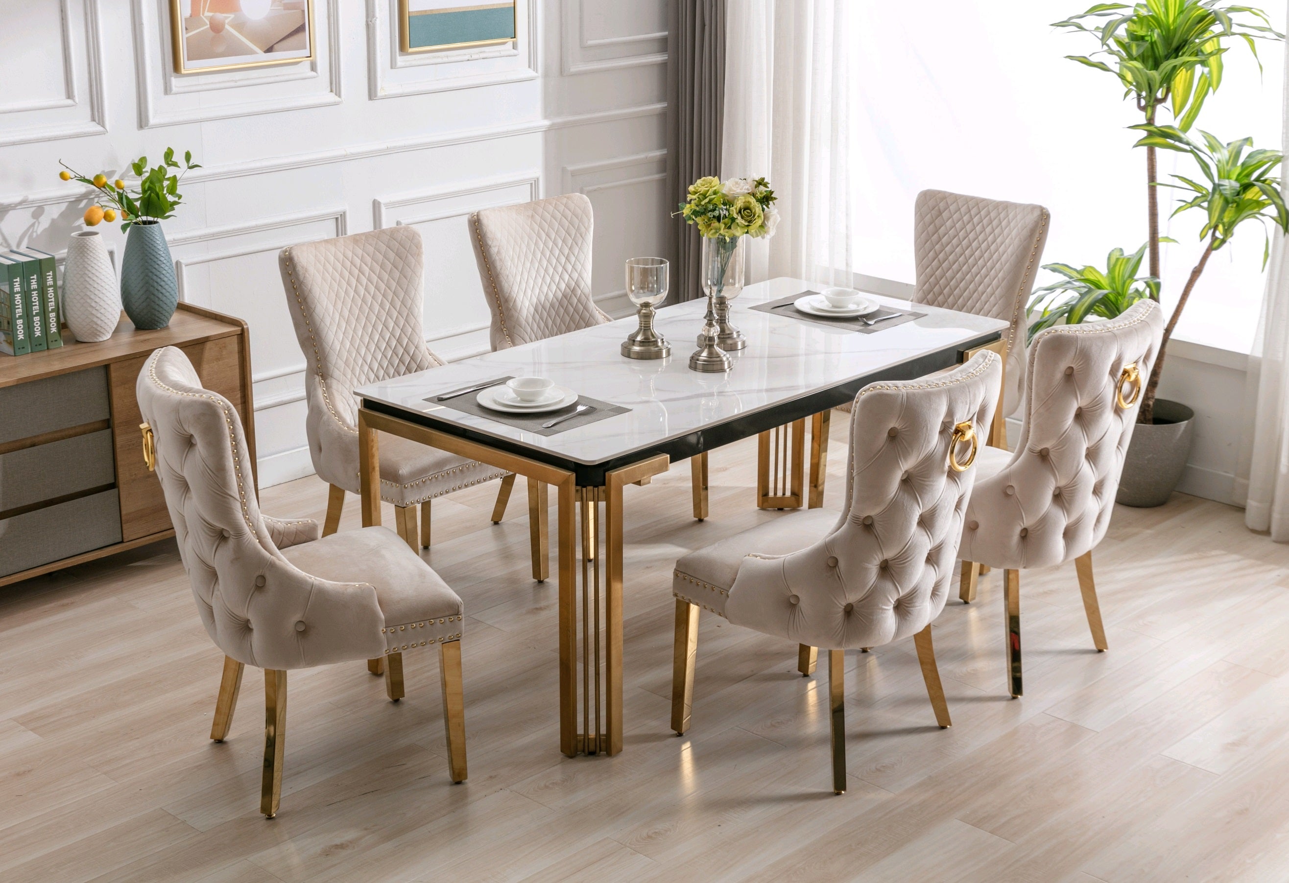 Image of t-1275 c-1285 7pc dinette set.