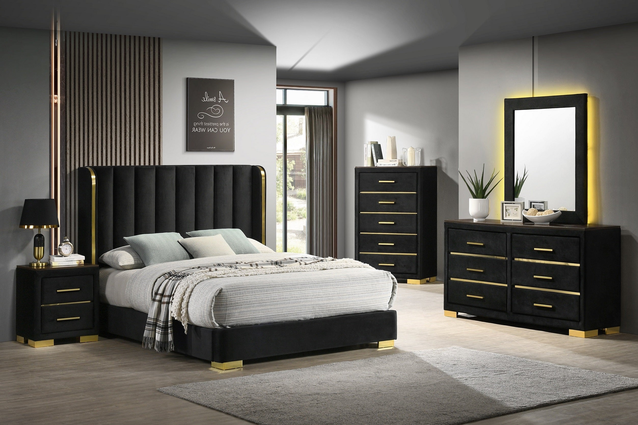 MADISON./100 BEDROOM SET 8PCS