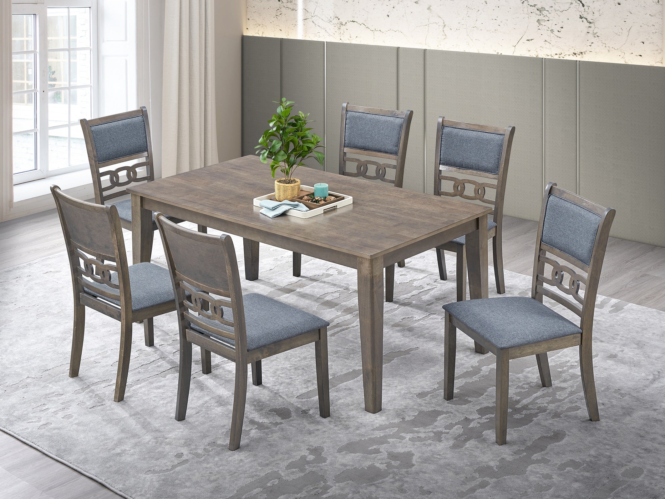 Image of t-1080 c-1084 7pc dinette set.