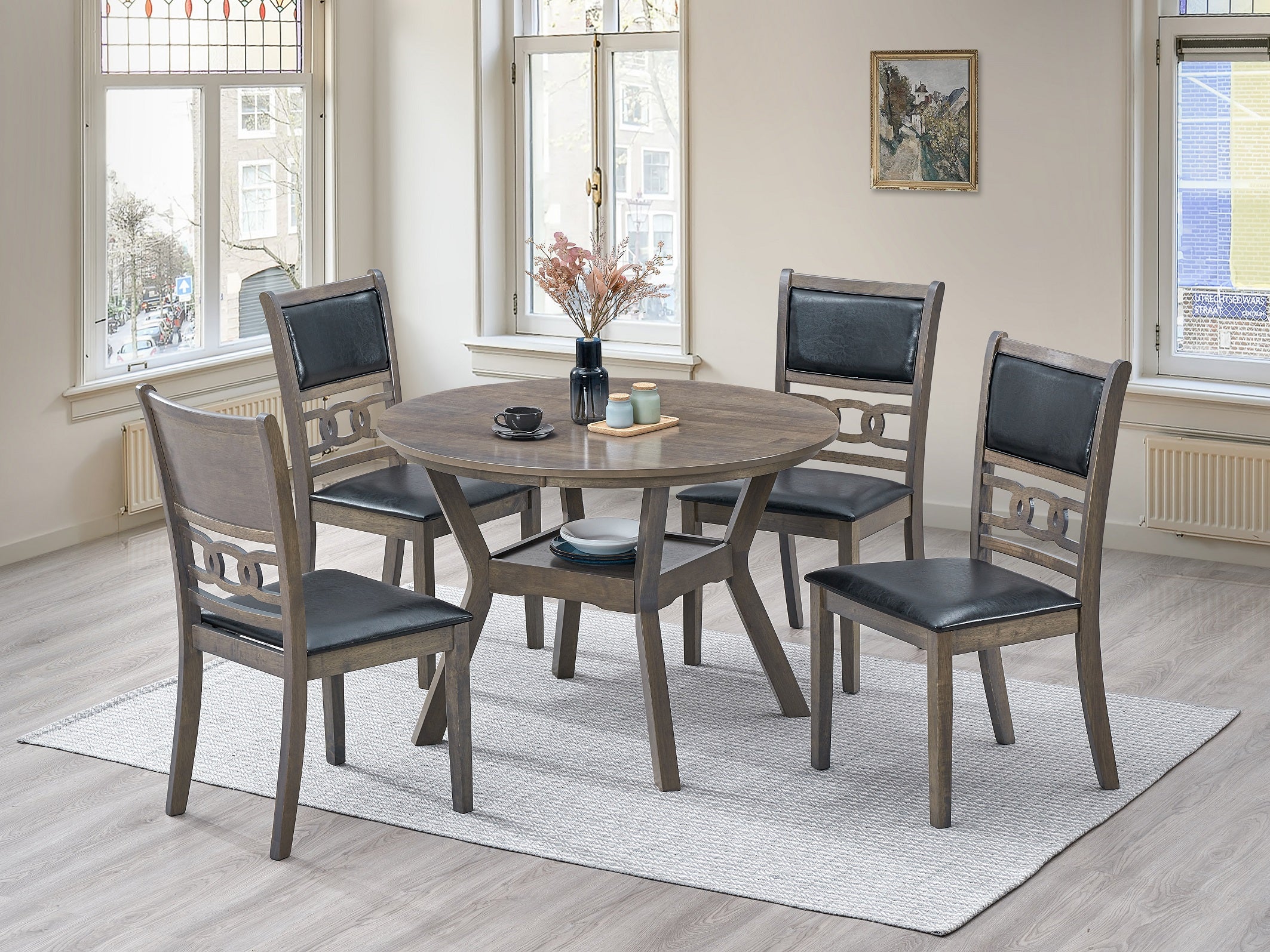 Image of t-1079 c-1083 5pc dinette set.