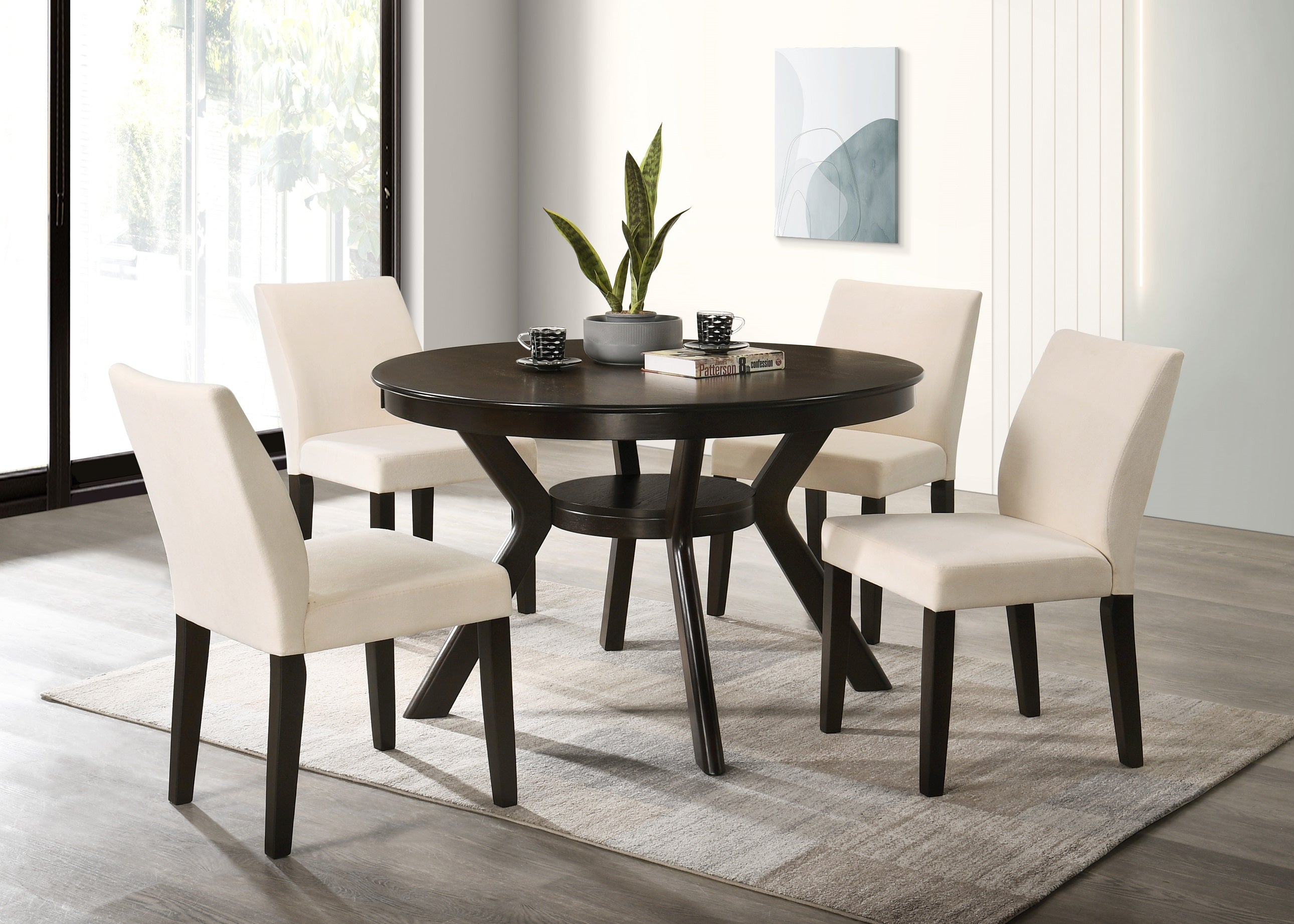 Image of t-1085 c-1085 5pc dinette set.