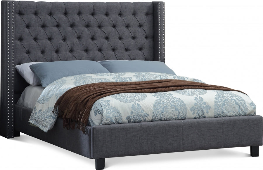 IF-5897 - Queen or King Bed - Platform Bed Includes Mattress Support