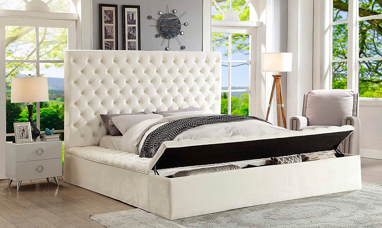 IF-5792 - Queen or King Bed - Platform Bed Includes Mattress Support