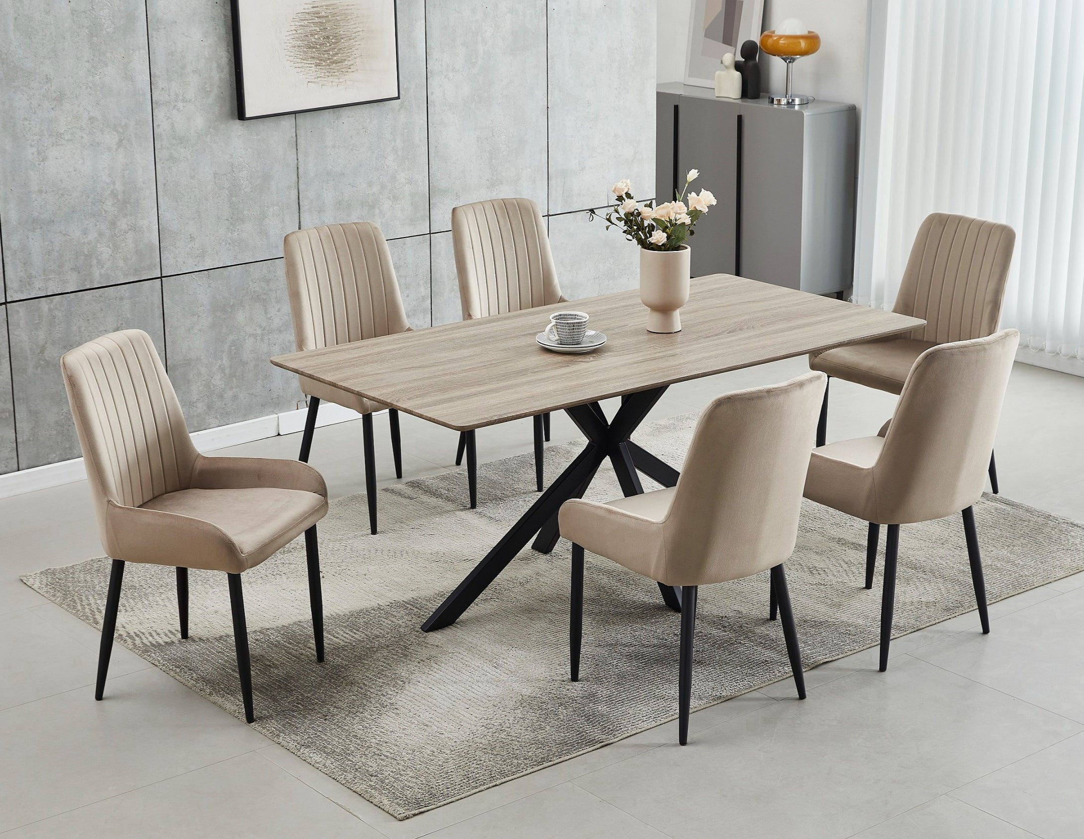 Image of t-1510 c-1511 7pc dinette set.