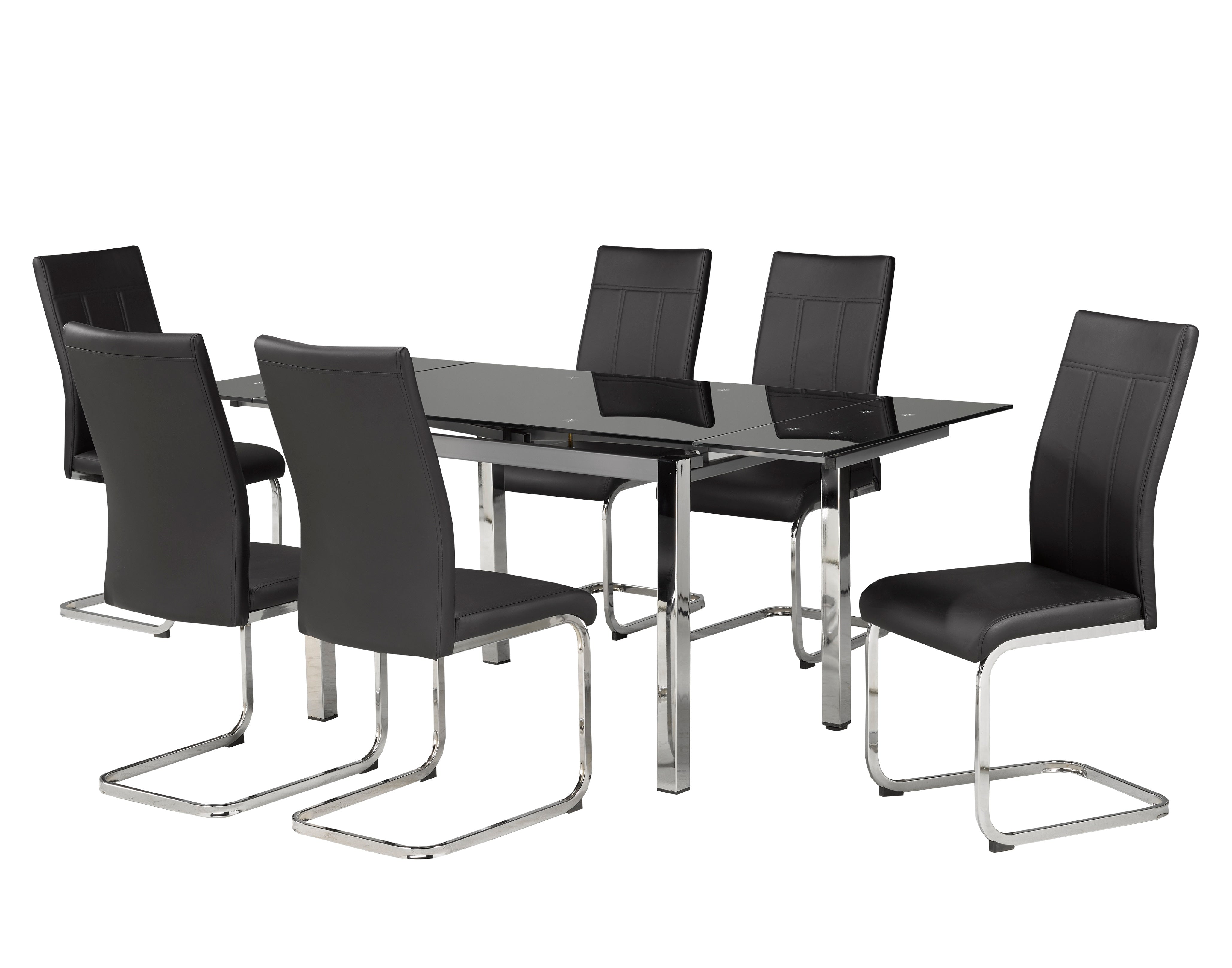 Image of t-1505 c-1877 7pc dinette set.