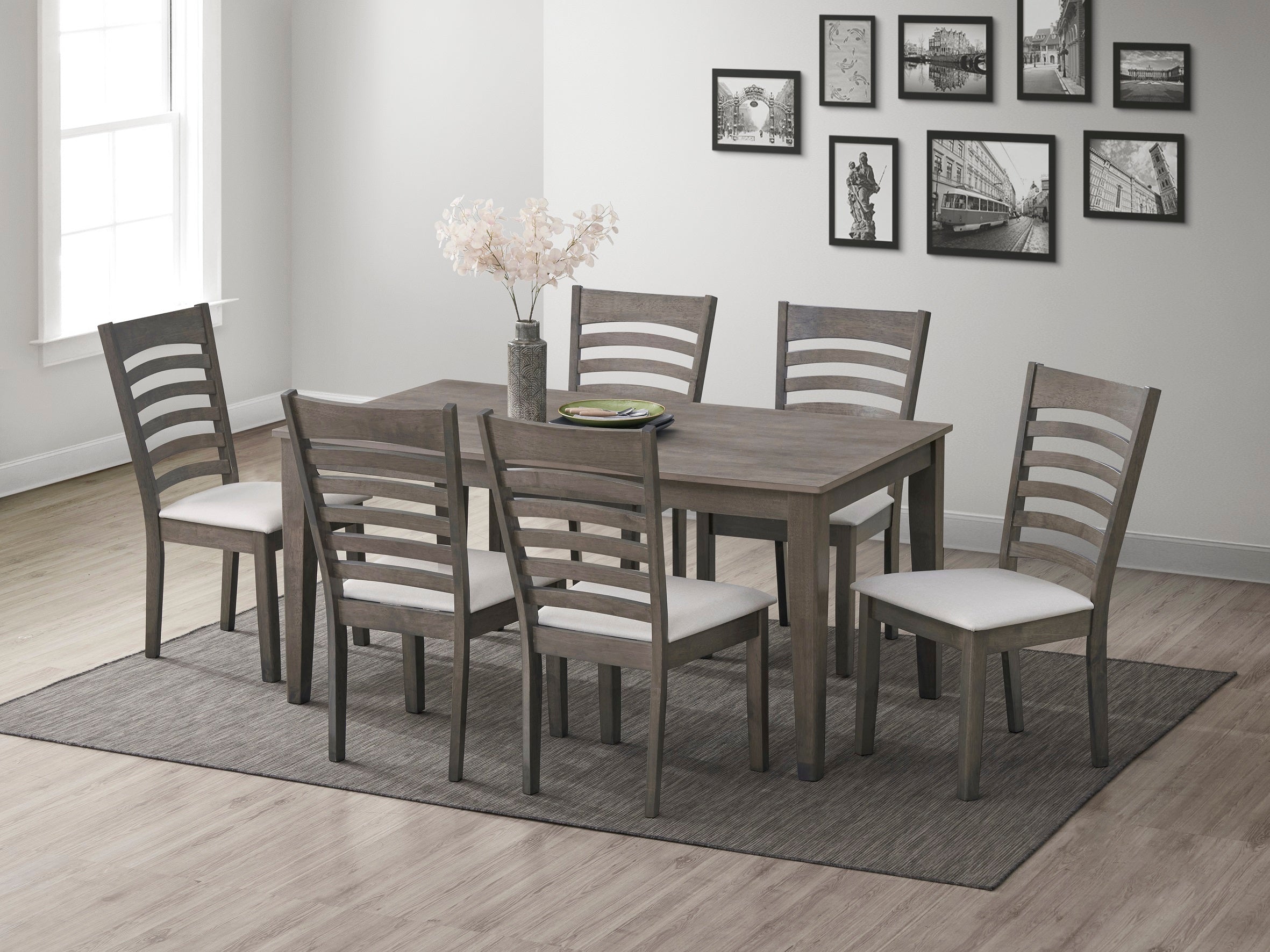 Image of t-1080 c-1082 7pc dinette set.