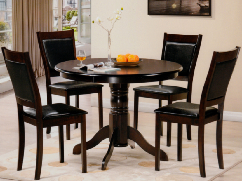 Image of t-1060 c-1064 5pc dinette set.