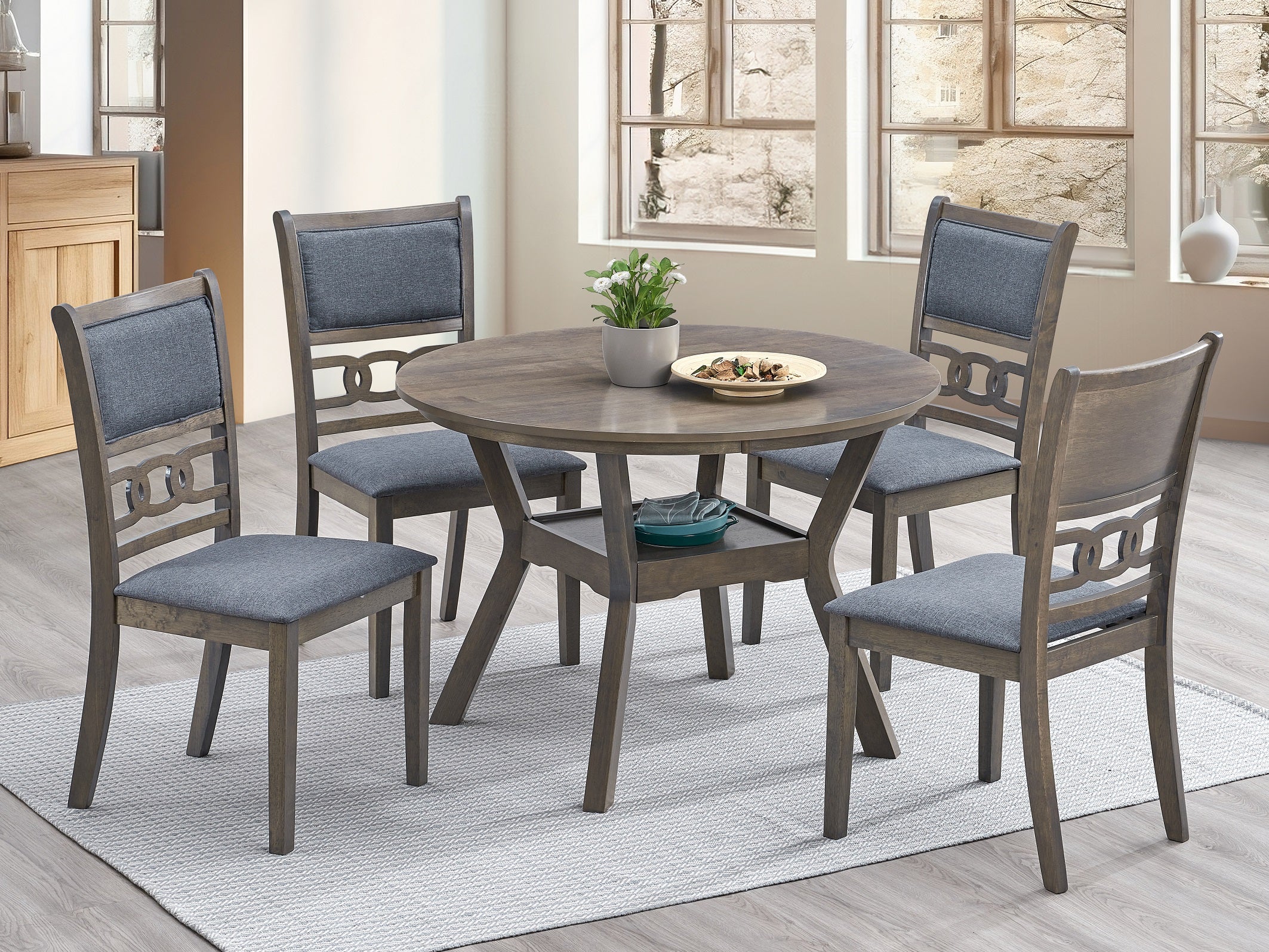 Image of t-1079 c-1084 5pc dinette set.