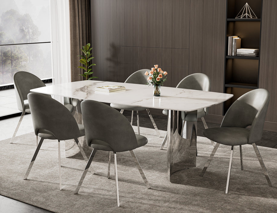 Image of t-1540 c-1541 7pc dinette set.