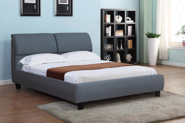 IF-193G - Double or Queen Bed - Platform Bed Includes Mattress Support