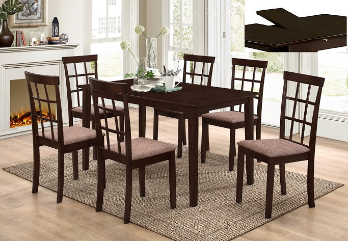 Image of t-1045 c-1010 7pc dinette set.