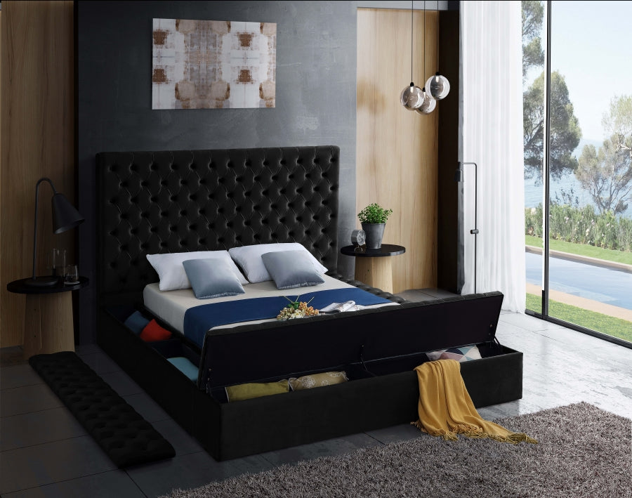 IF-5793 - Queen or King Bed - Platform Bed Includes Mattress Support