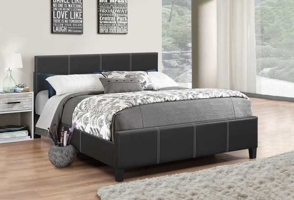 IF-165 - Single or Double or Queen Bed - Platform Bed Includes Mattress Support