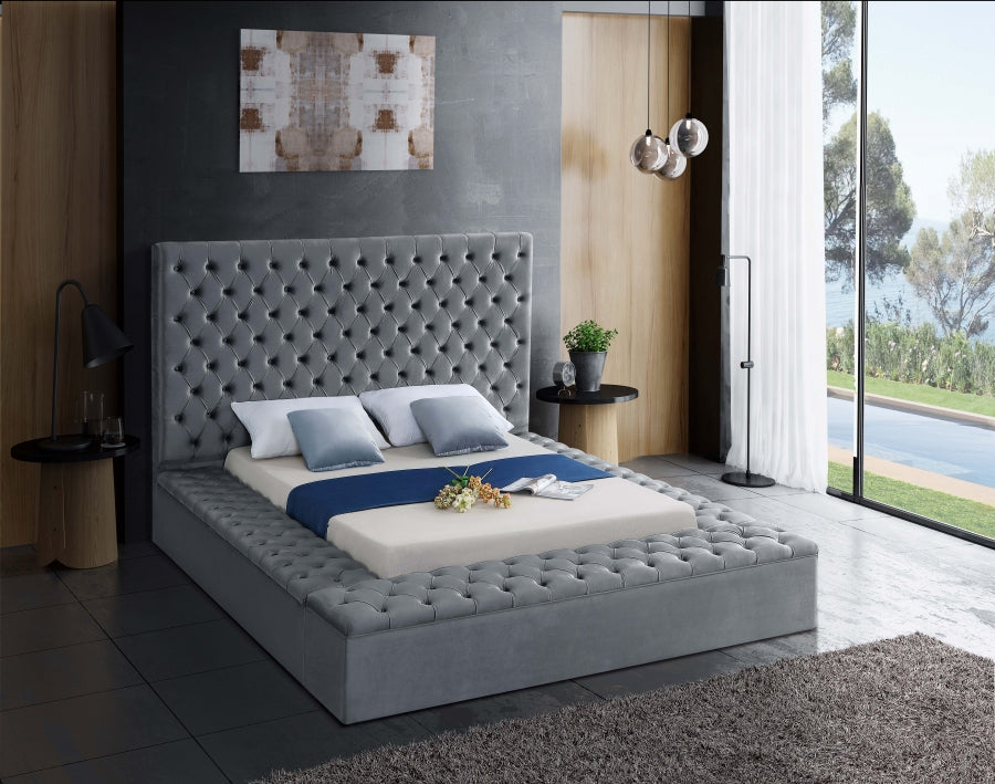 IF-5790 - Queen or King Bed - Platform Bed Includes Mattress Support