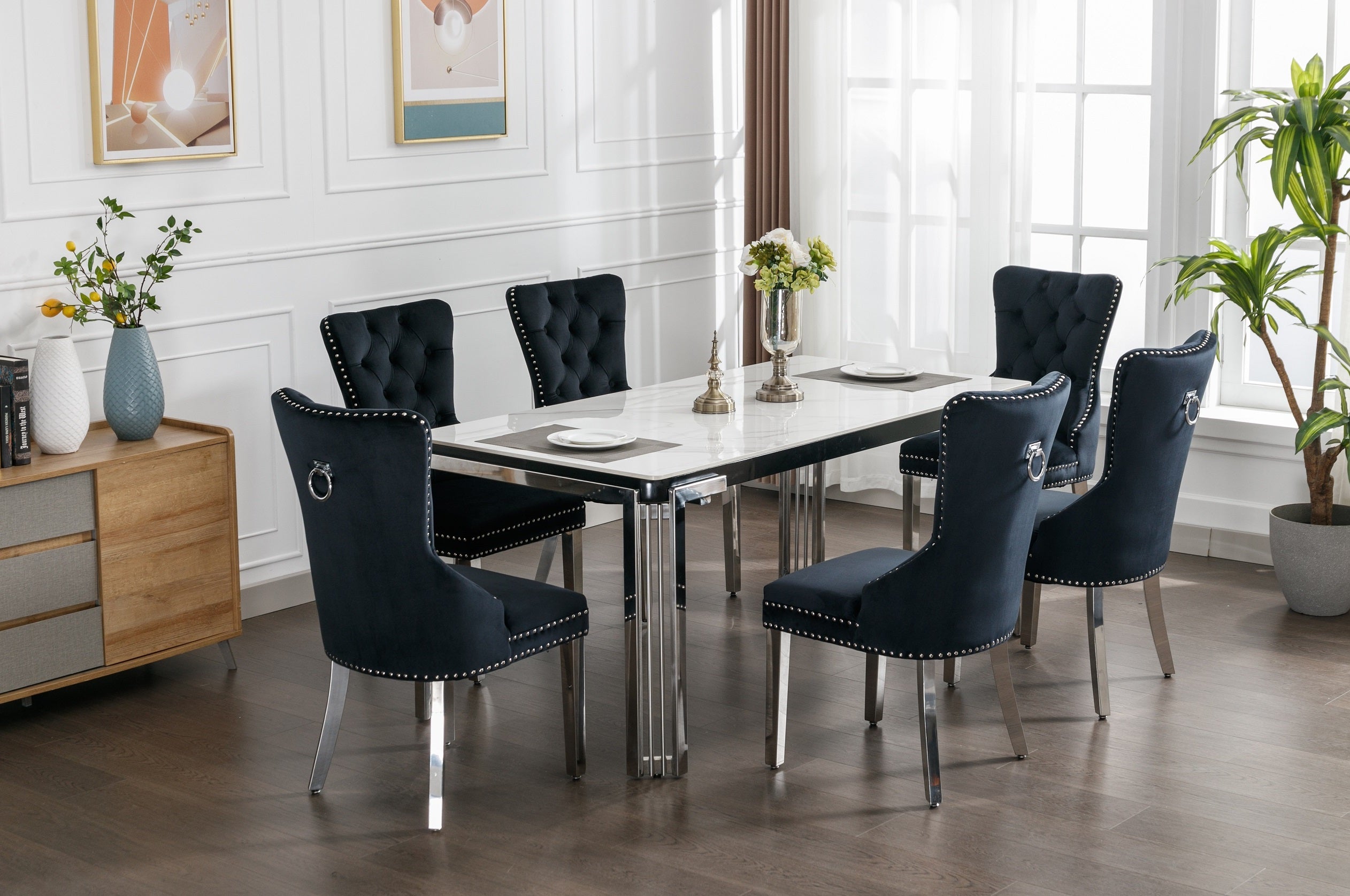 Image of t-1274 c-1261 7pc dinette set.