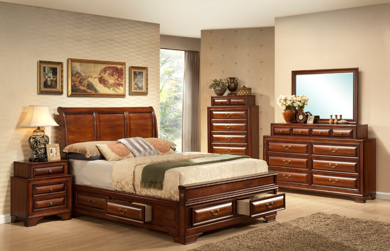 SOFIA BEDROOM SET 8PCS