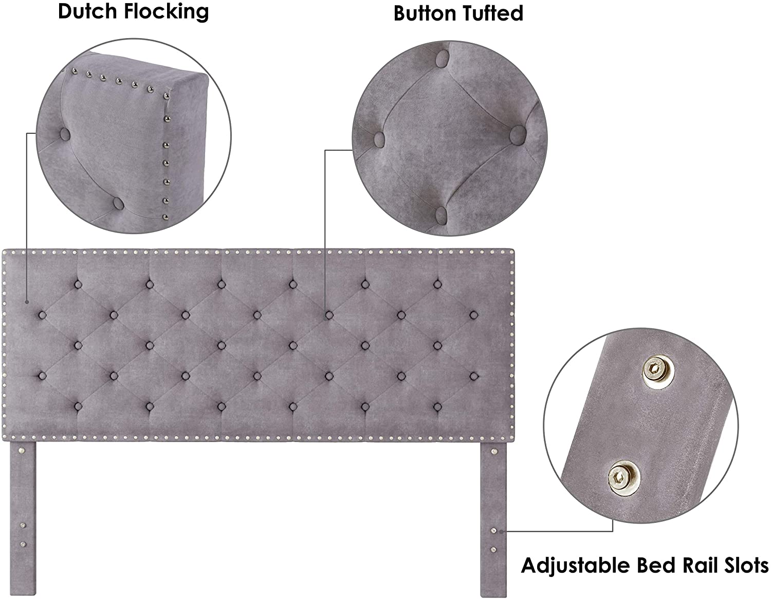 BED RUBY - Bed Frame Upholstered