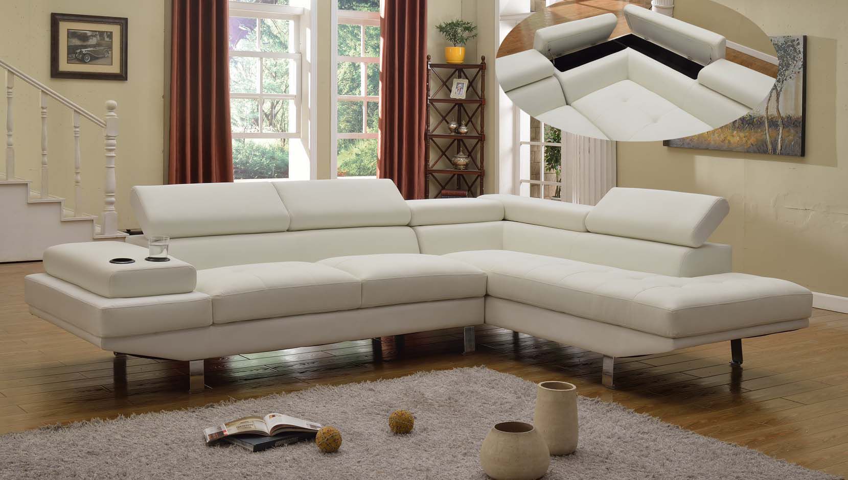 Vegas Sofa Sectionnel - Leather Air