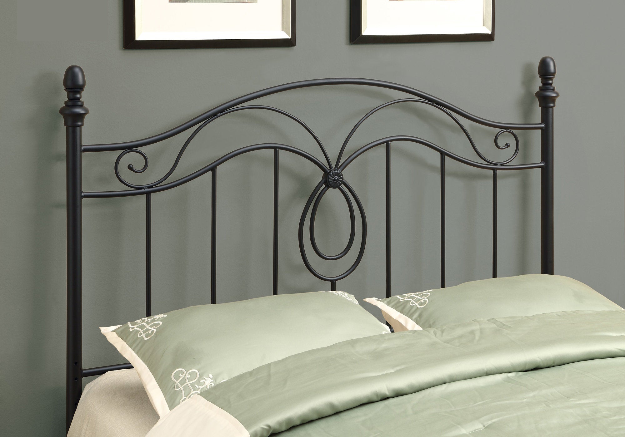 bed queen or full size black headboard or footboard i2622q