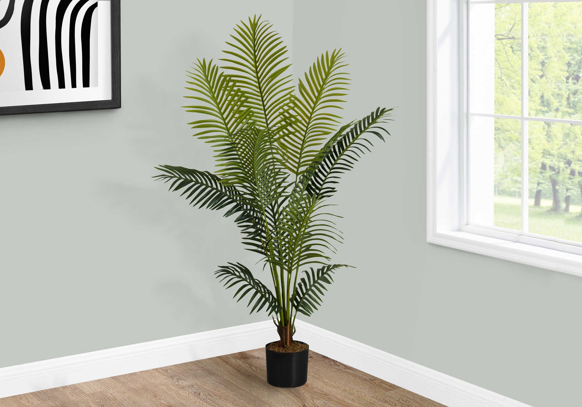 ARTIFICIAL PLANT - 57H  INDOOR PALM TREE IN A 5 POT