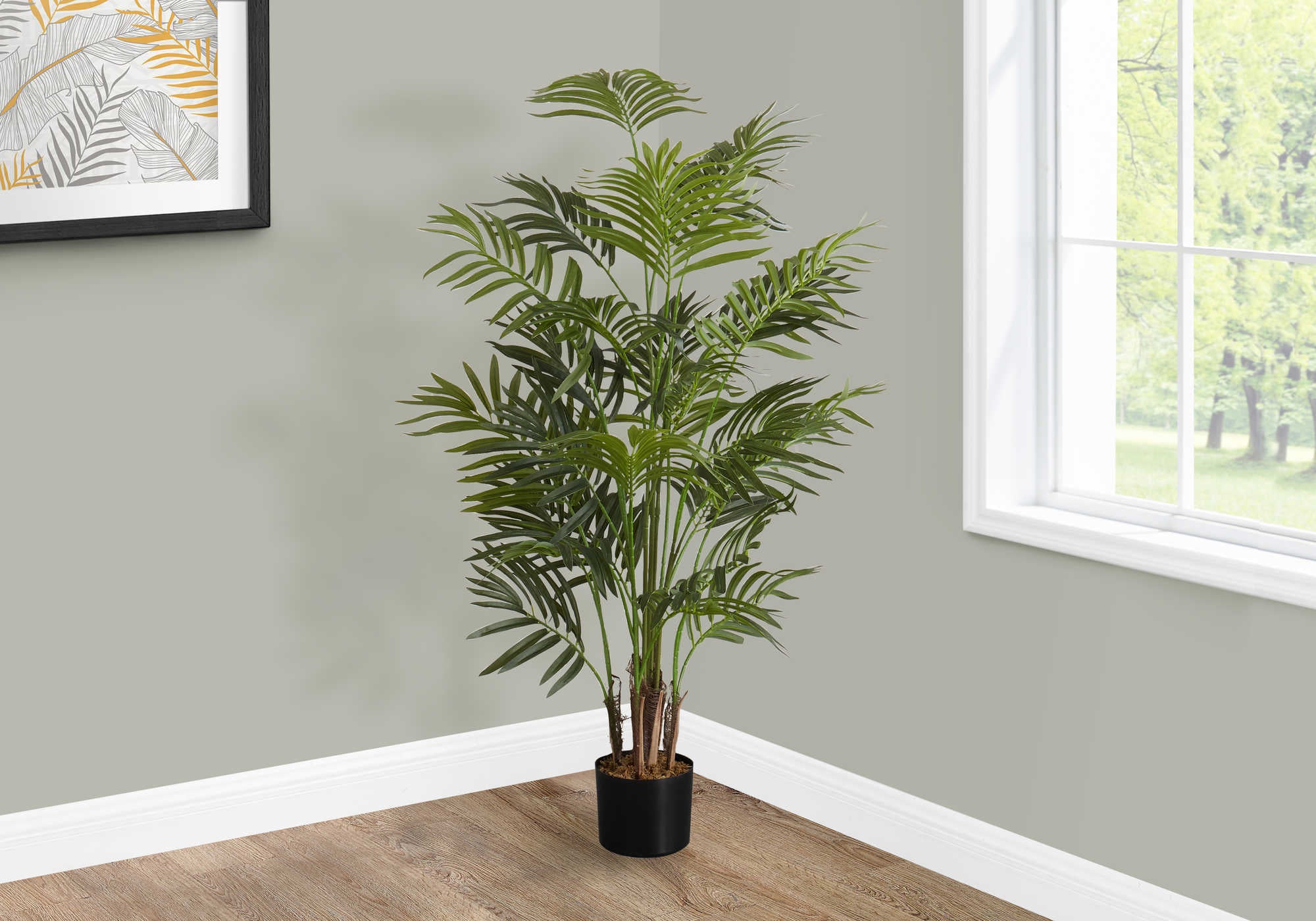 ARTIFICIAL PLANT - 47H  INDOOR ARECA PALM TREE 5 POT