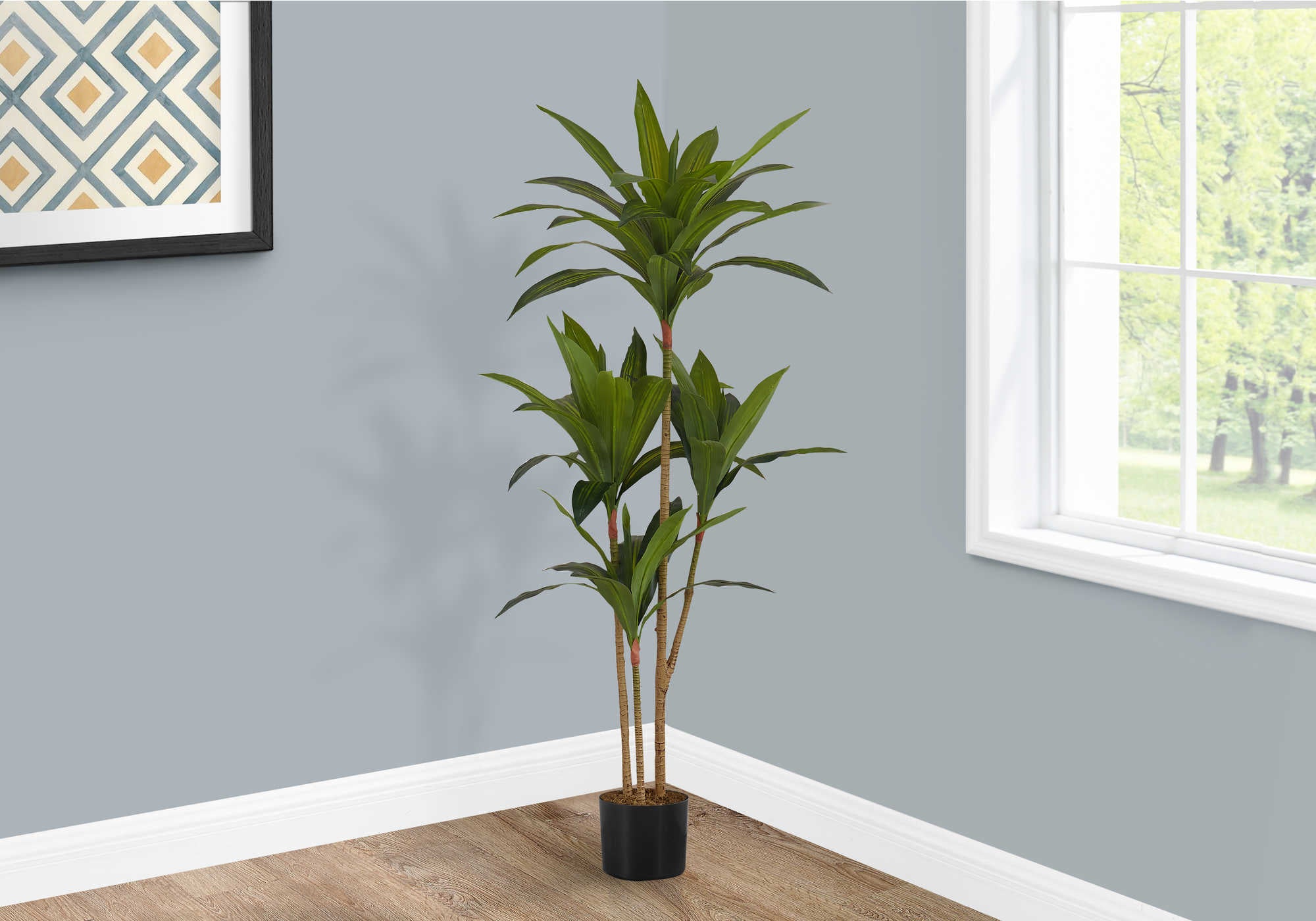 ARTIFICIAL PLANT - 51H  INDOOR DRACAENA IN A 5 POT